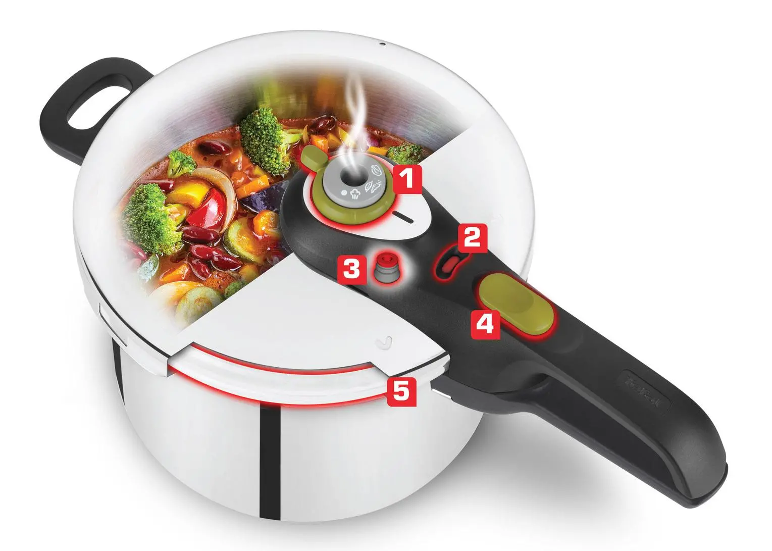Szybkowar Tefal P2544341 Indukcja Stal nierdzewna 4 elementy