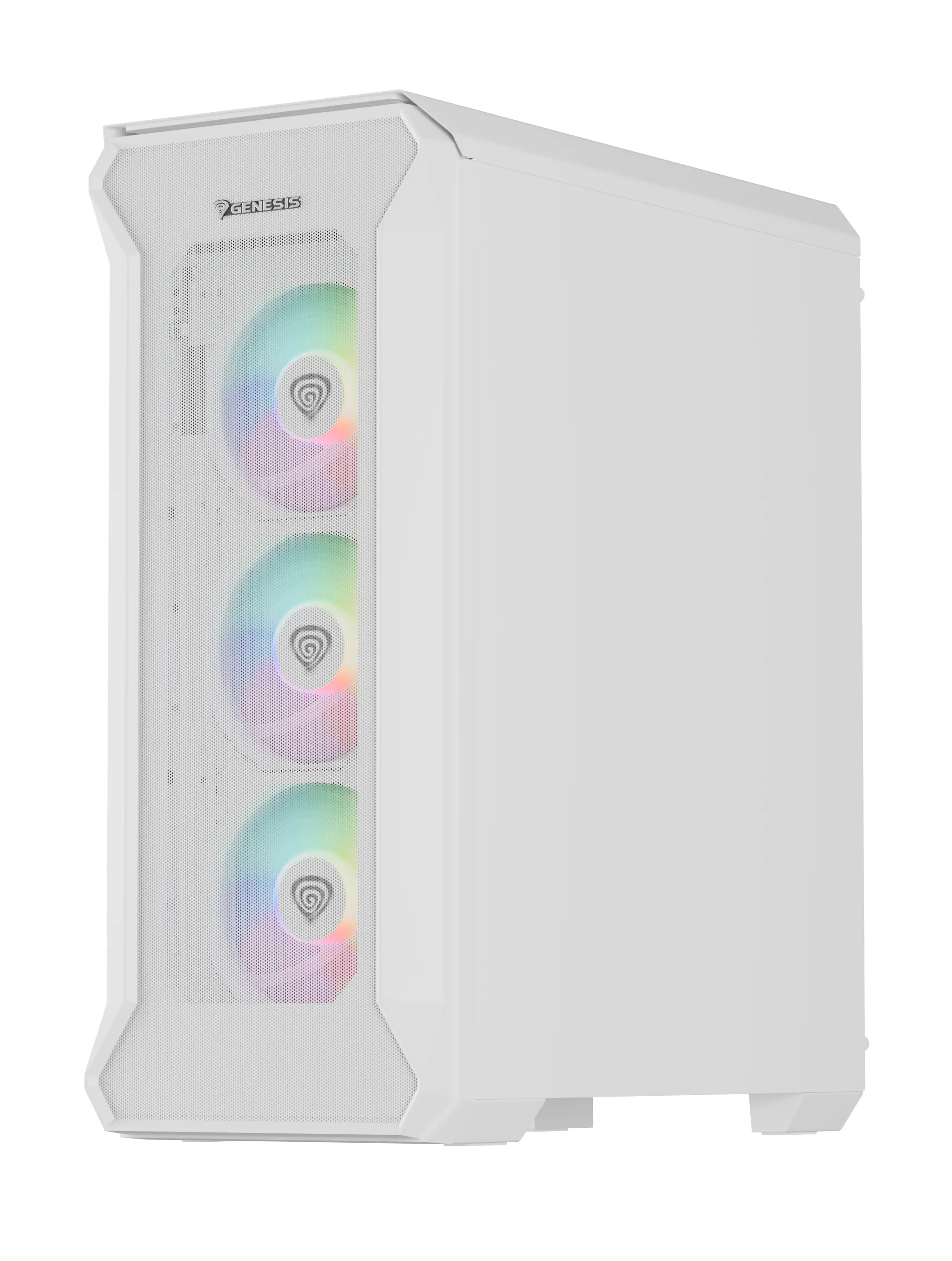 Obudowa Genesis Irid 505 V2 ARGB Biały