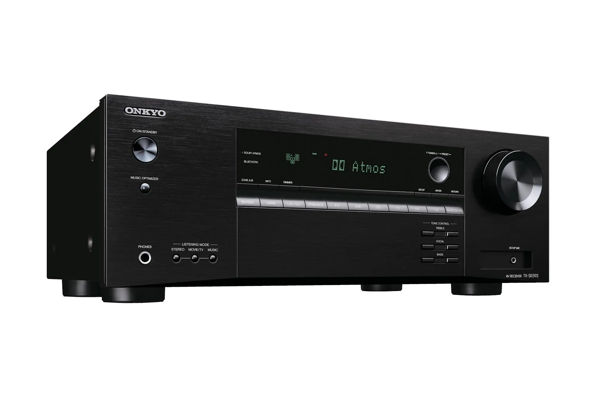 Zestaw kina Onkyo TX-SR393 Czarny, Jamo S 803 HCS Czarny
