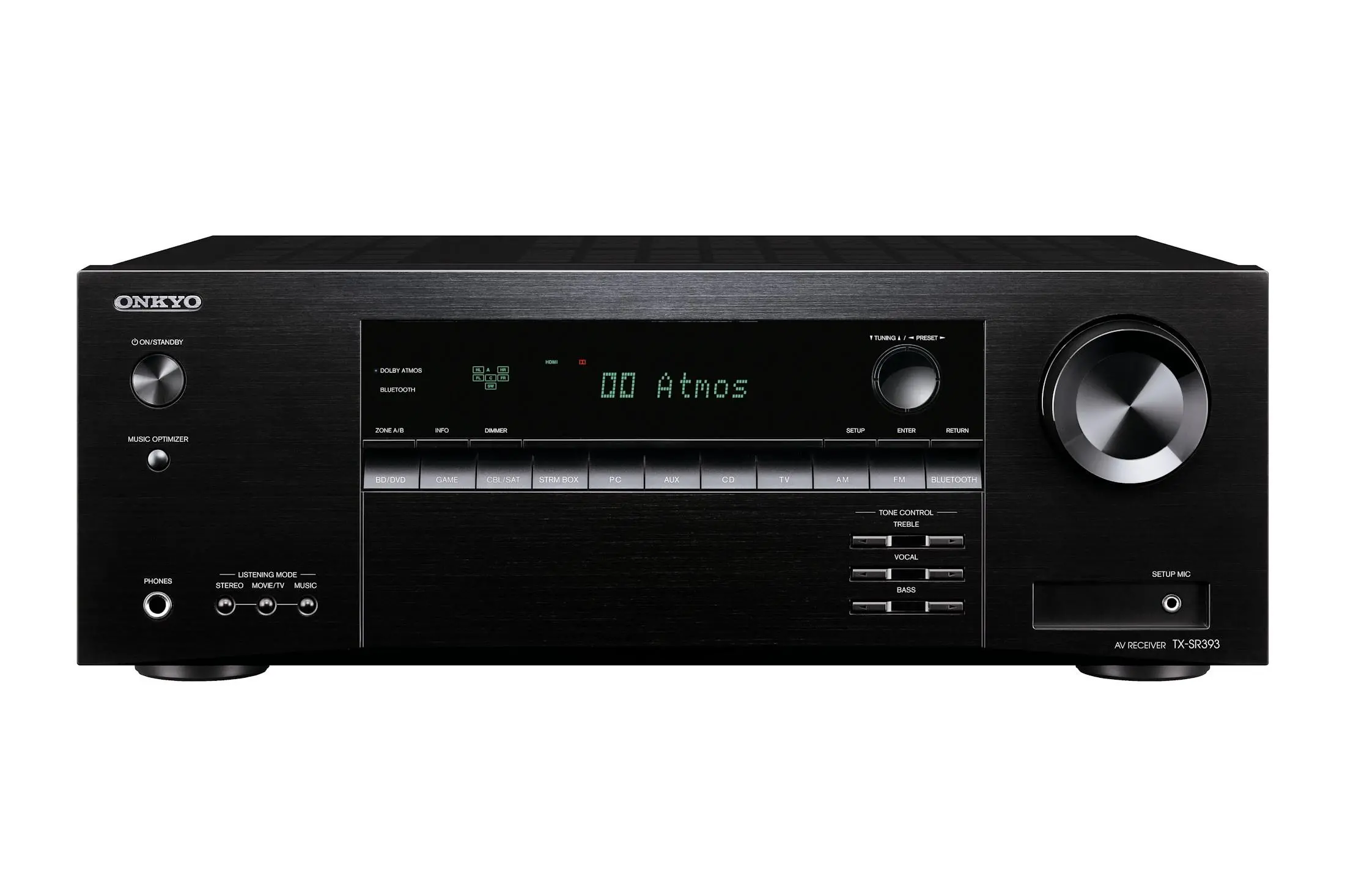 Zestaw kina Onkyo TX-SR393 Czarny, Jamo S 803 HCS Czarny