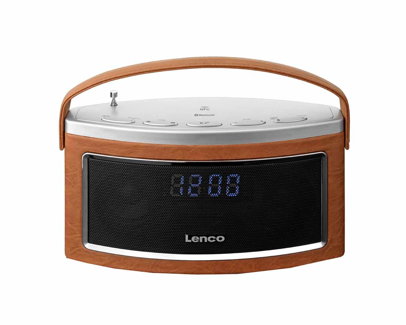 Radioodbiornik Lenco SR-600BT (brązowo-srebrny)