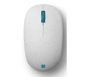 Myszka Microsoft Ocean Plastic Mouse Biało-niebieski