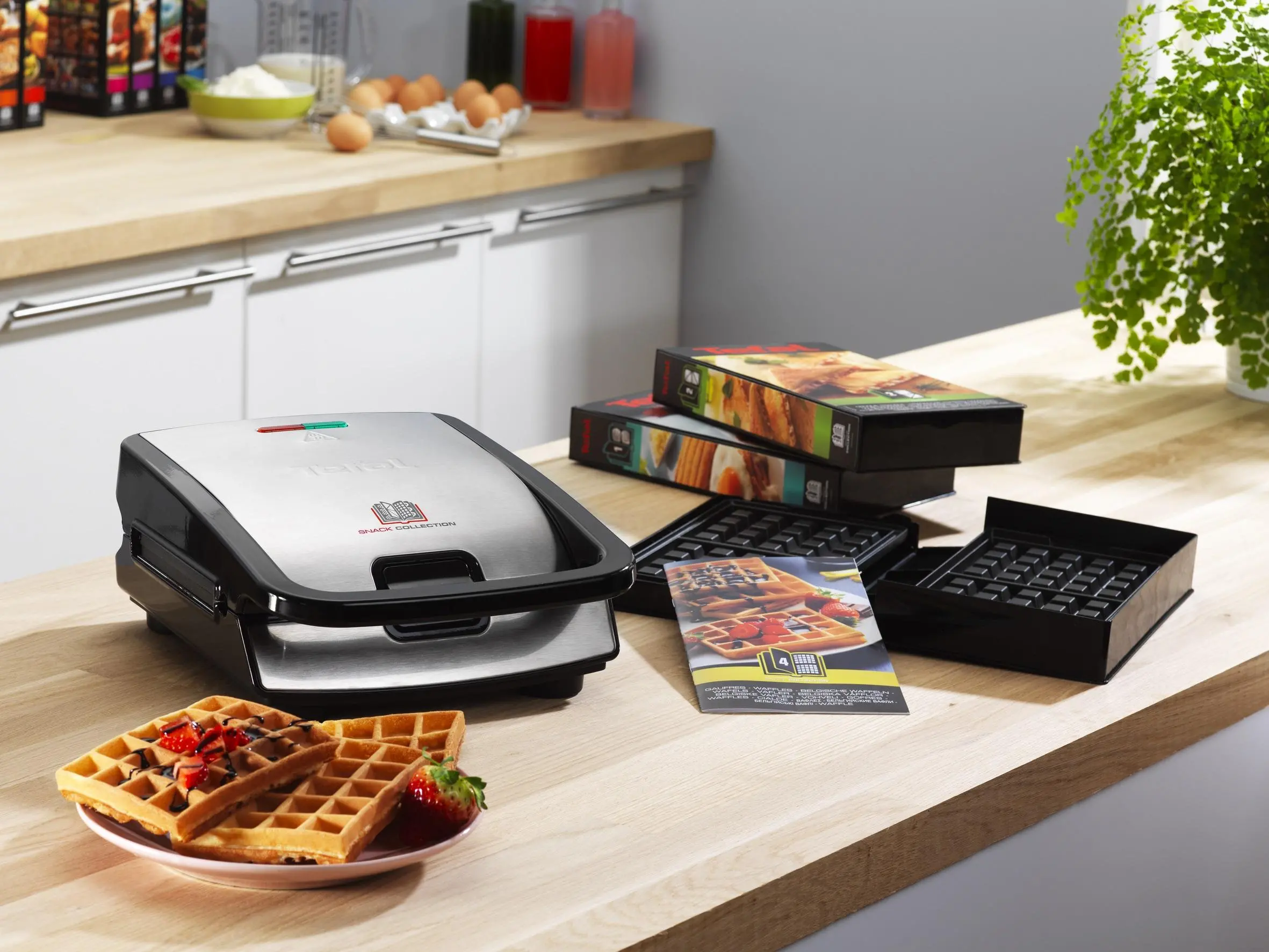 Opiekacz Tefal Snack Collection 2w1 SW852D12 Trójkąty Gofry 700W