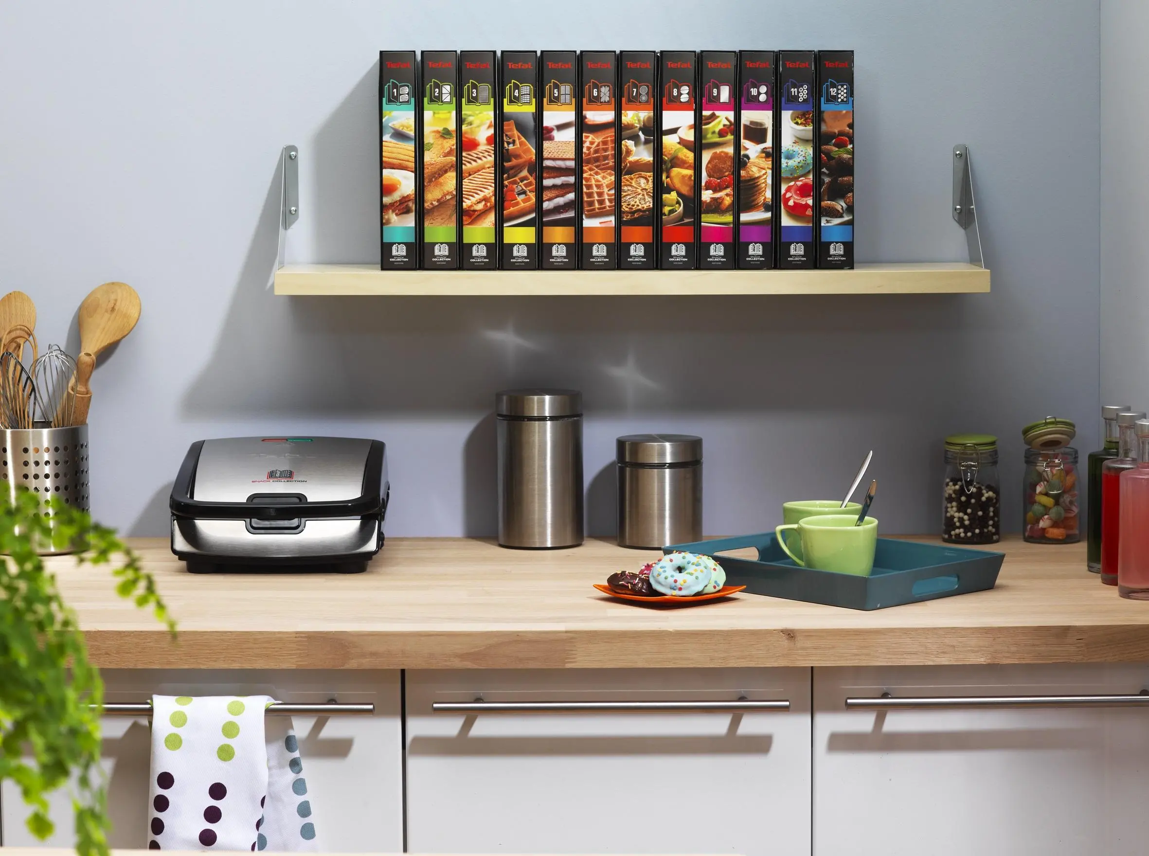 Opiekacz Tefal Snack Collection 2w1 SW852D12 Trójkąty Gofry 700W