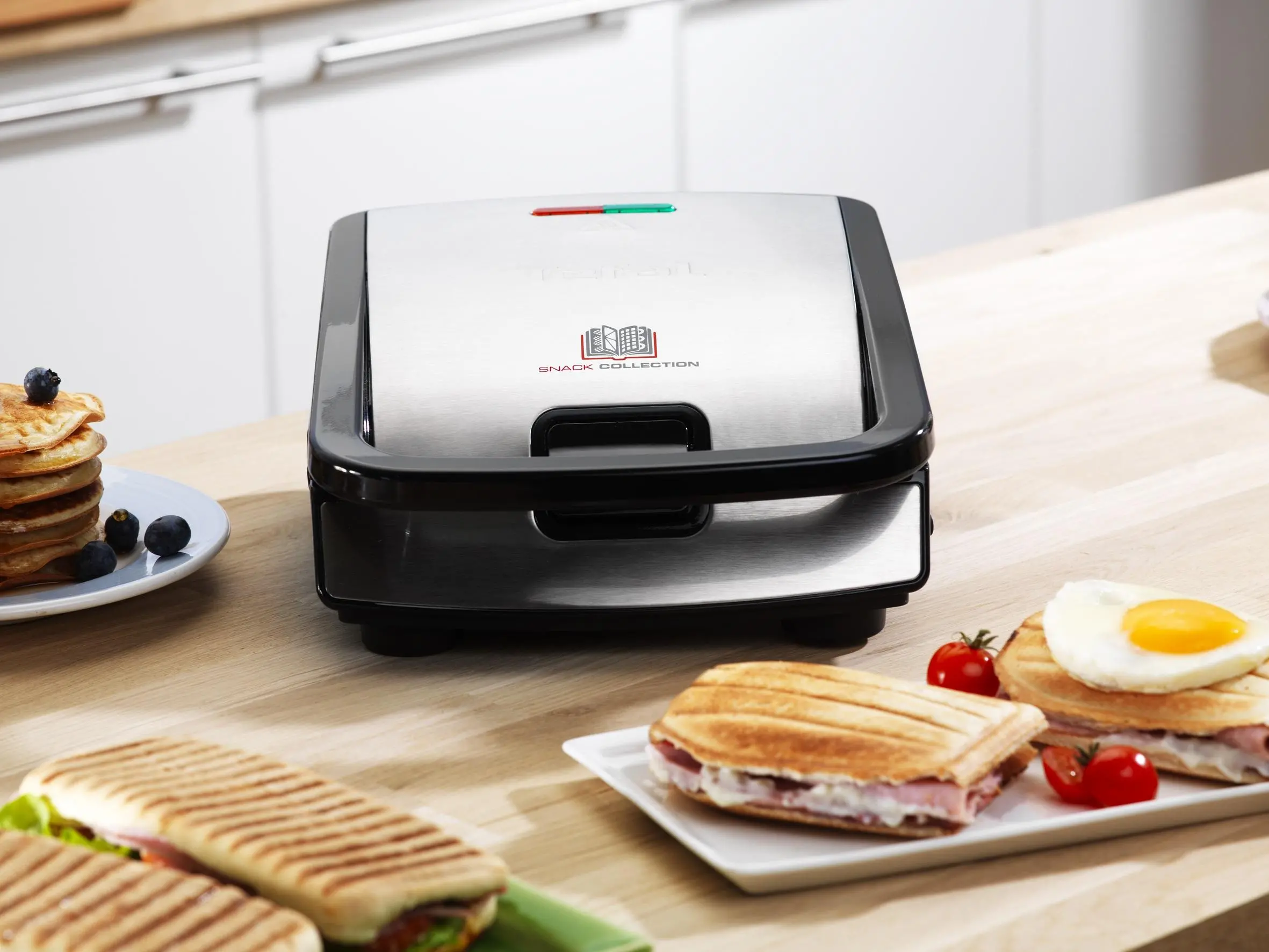 Opiekacz Tefal Snack Collection 2w1 SW852D12 Trójkąty Gofry 700W