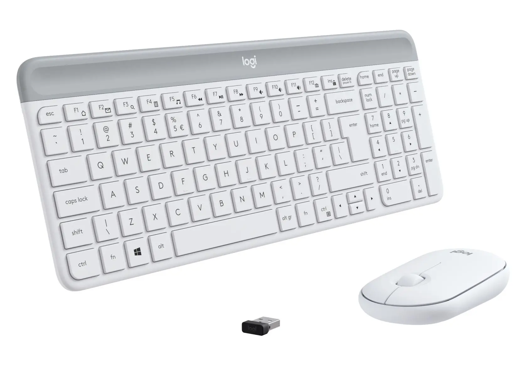 Zestaw Logitech MK470 Biały