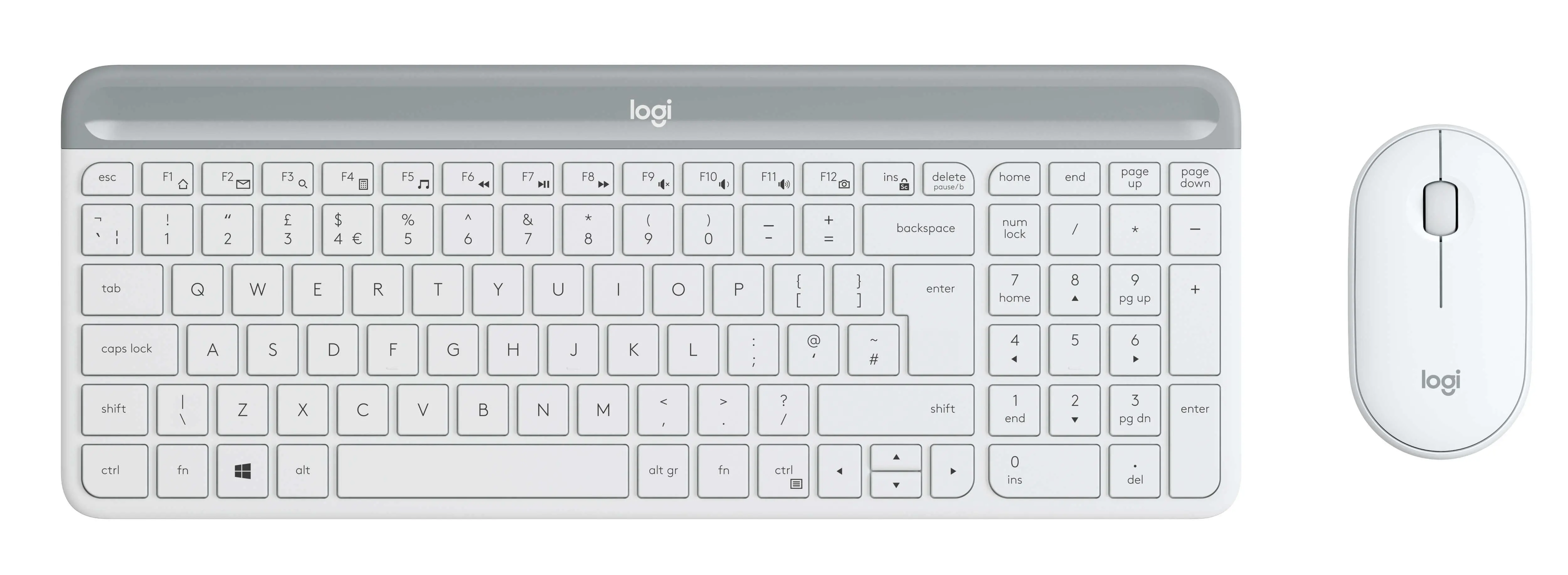 Zestaw Logitech MK470 Biały