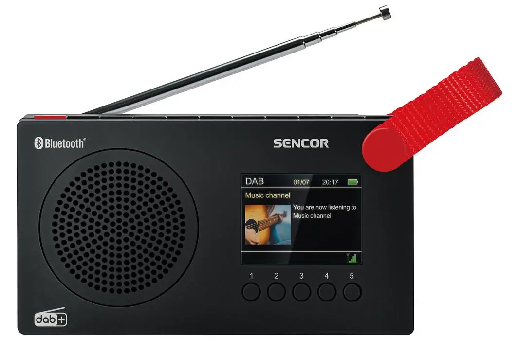 Sencor SRD 7757BK Radio FM DAB+ Bluetooth Czarny