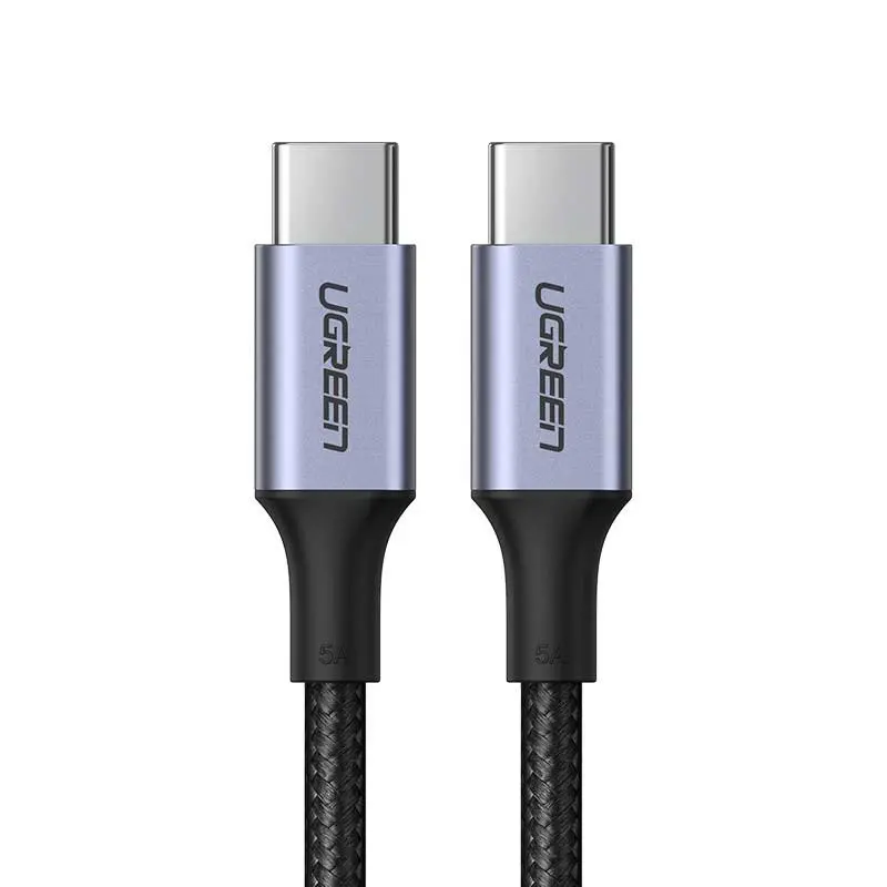 Kabel UGREEN USB-C do USB-C US316 100W 1,5m Czarny