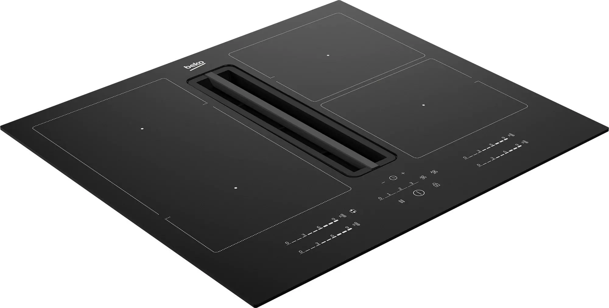 Płyta indukcyjna z okapem Beko bPro700 HIXI 64700 UF 60cm