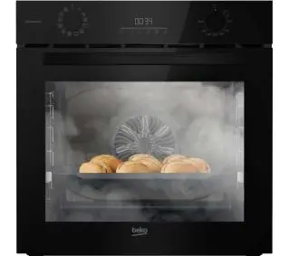Електрична парова духовка Beko BBIS17300BCS b300 SteamAdd з конвекцією, Чорна