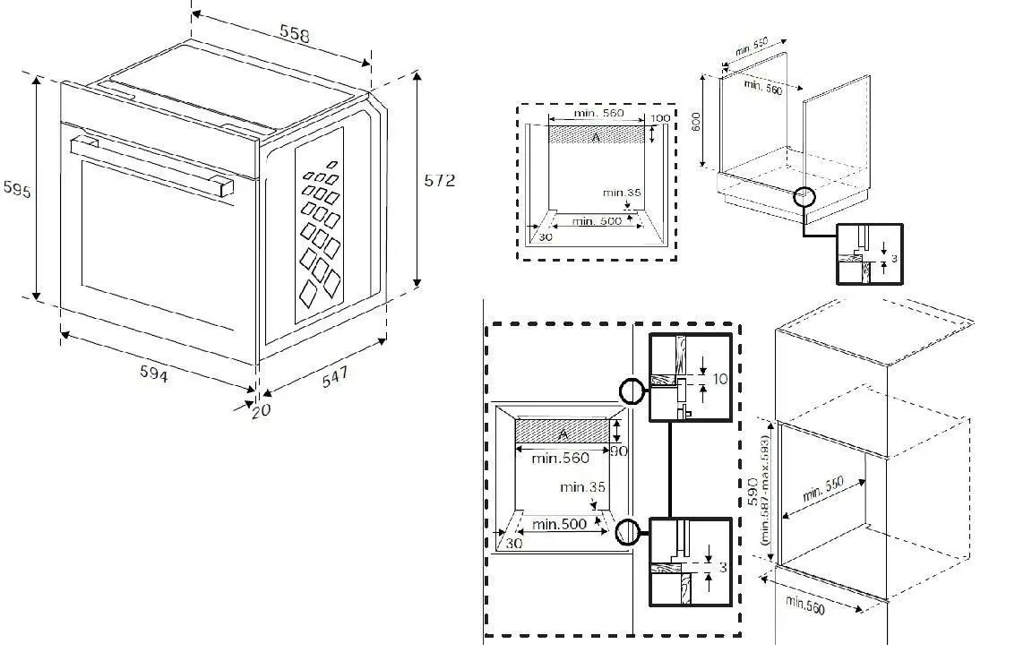 Piekarnik elektryczny Beko BBIM13300XDN b300 Termoobieg Czarny