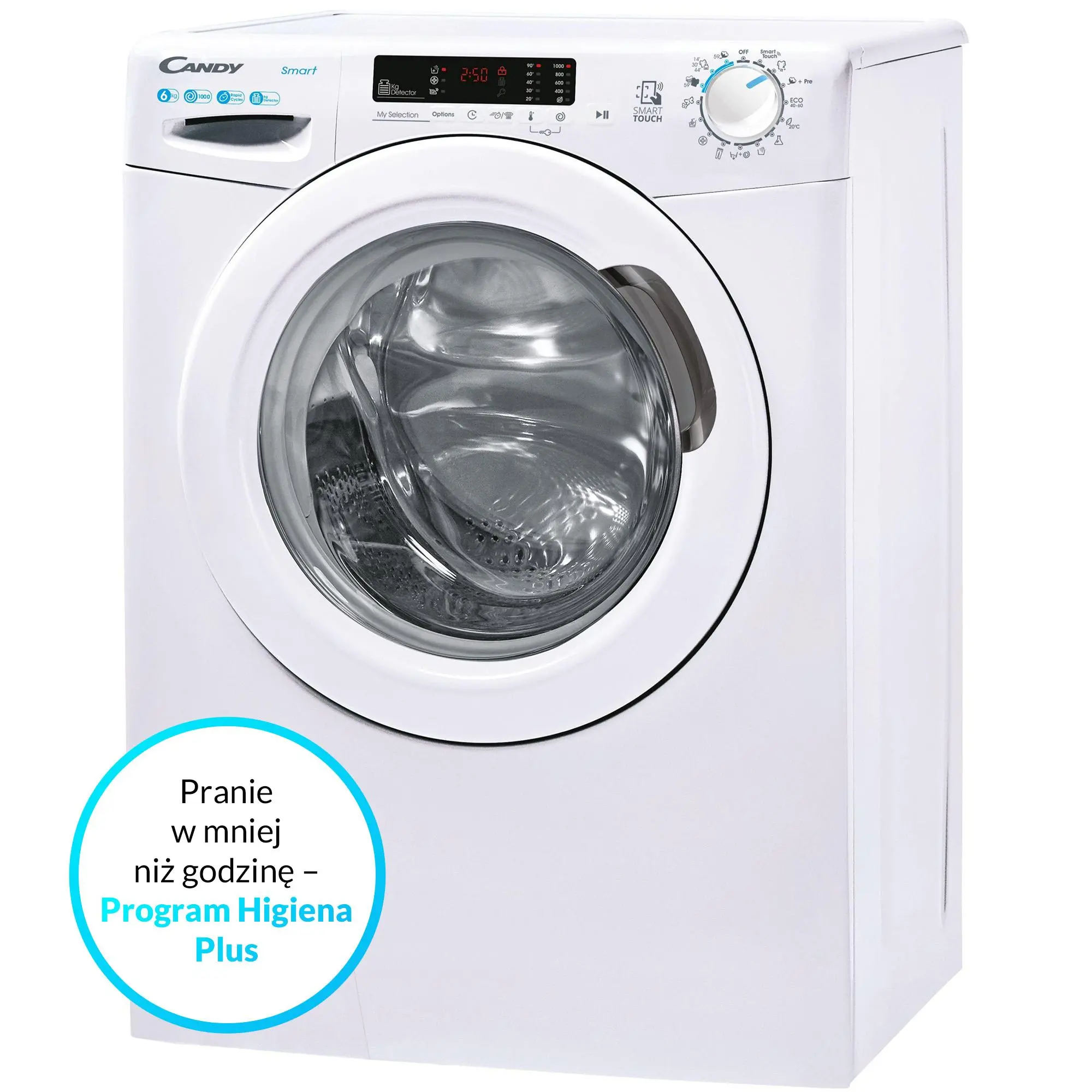 Pralka Candy Smart CS4 1062DE/1-S Slim 6kg 1000obr/min