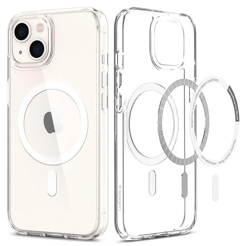 Etui Spigen Ultra Hybrid MagSafe do iPhone 13 Biały
