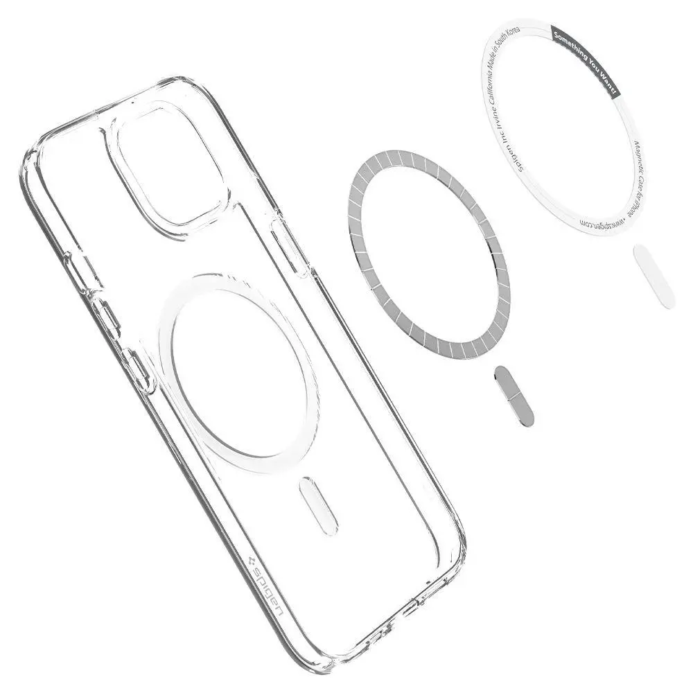 Etui Spigen Ultra Hybrid MagSafe do iPhone 13 mini Biały