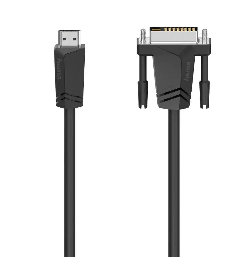 Kabel HDMI Hama 00205018 HDMI - DVI-D 1,5m Czarny