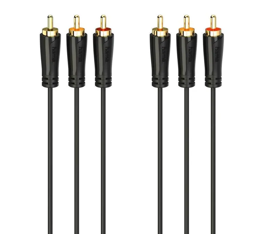 Kabel  audio Hama 205151 3m Czarny