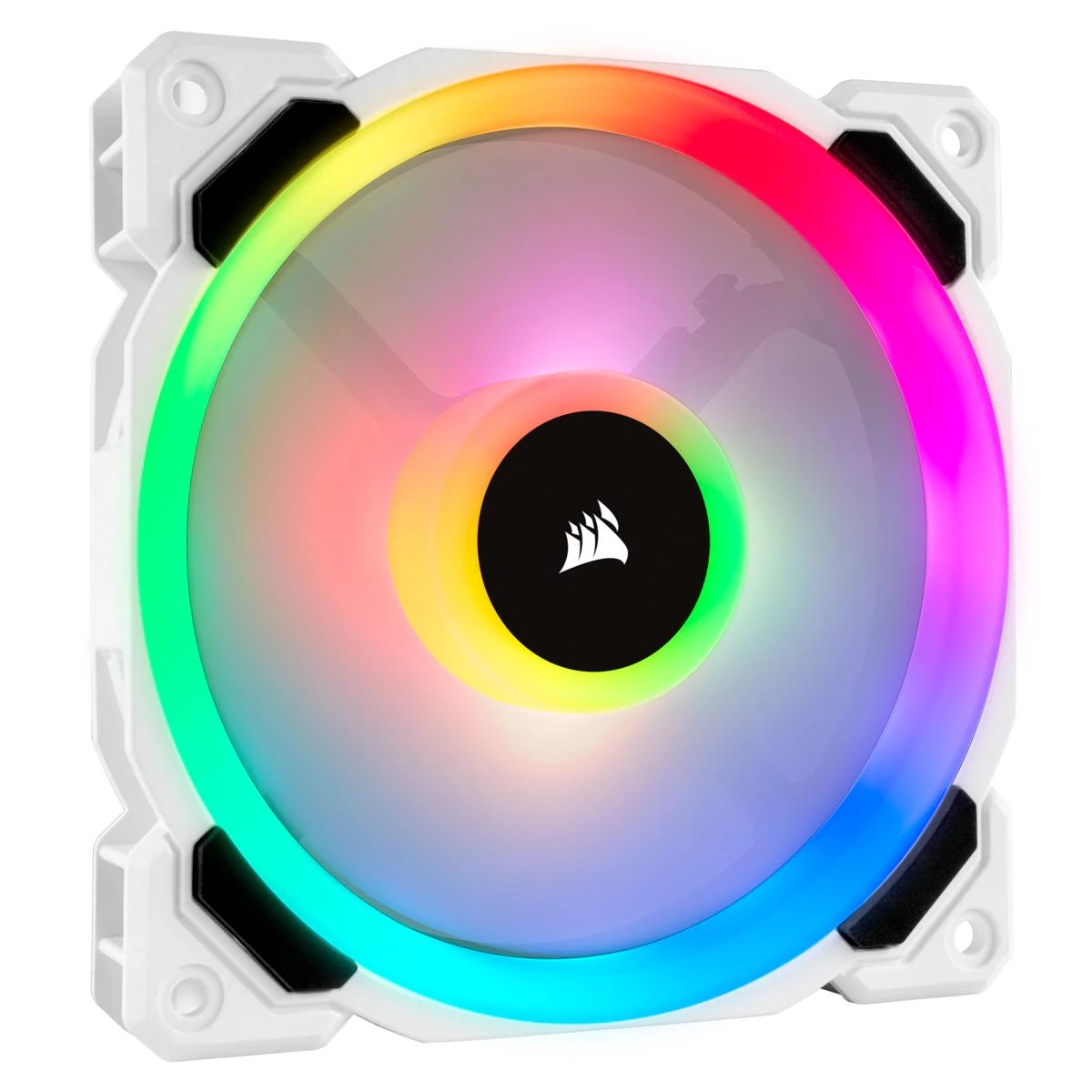 Wentylator Corsair LL120 RGB 120mm Biały