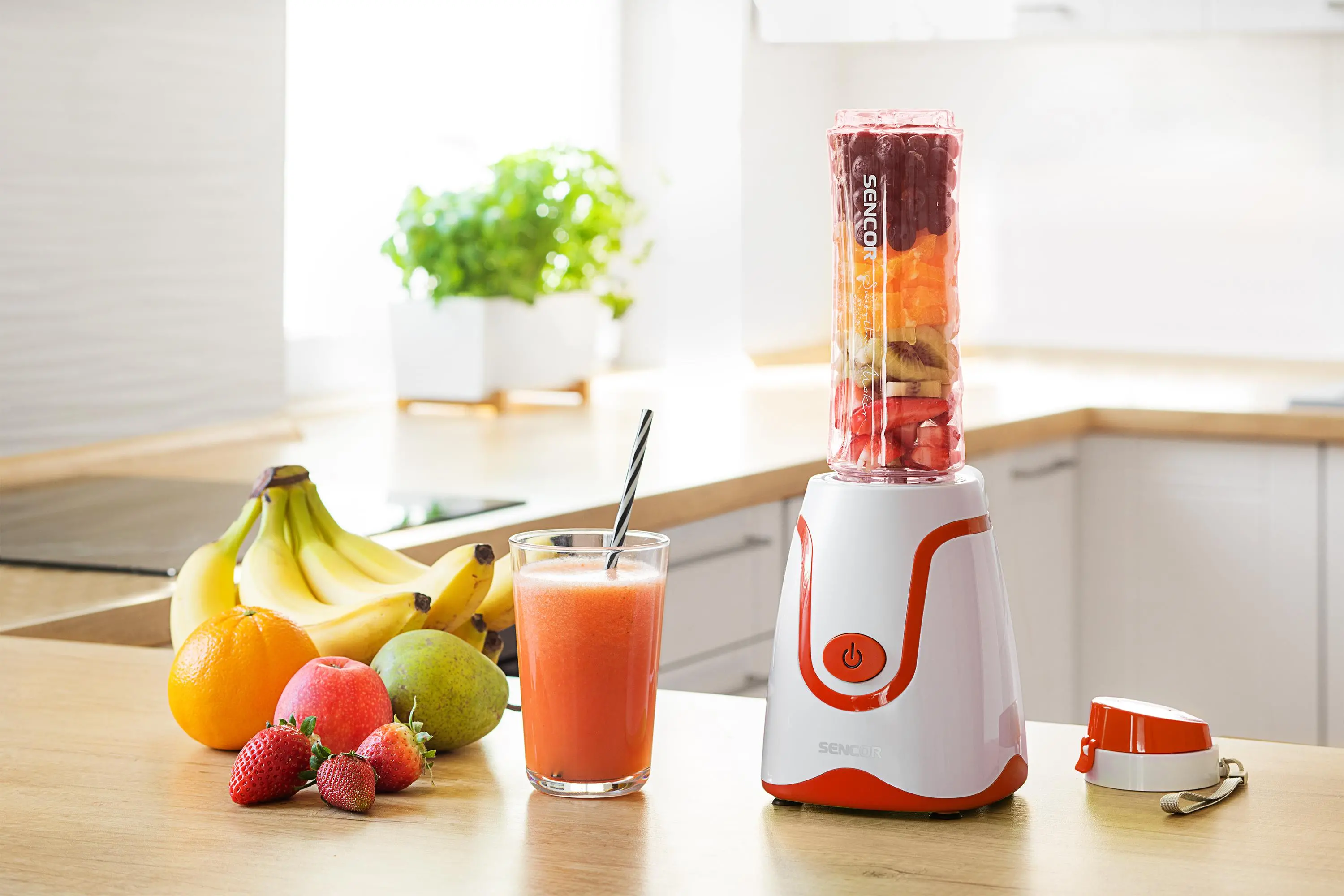Blender kielichowy Sencor SBL 2114RD 0,6l Butelka