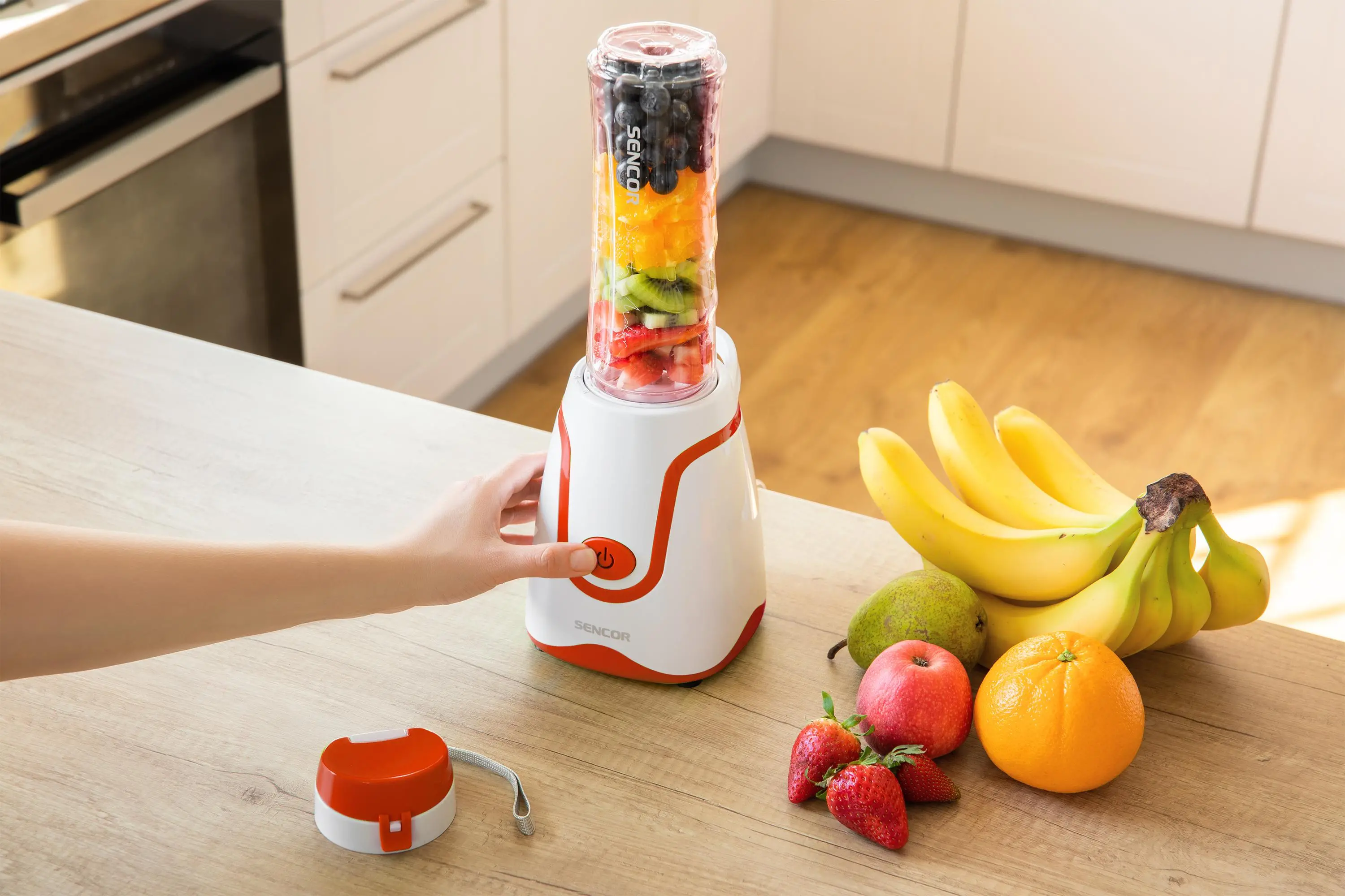 Blender kielichowy Sencor SBL 2114RD 0,6l Butelka