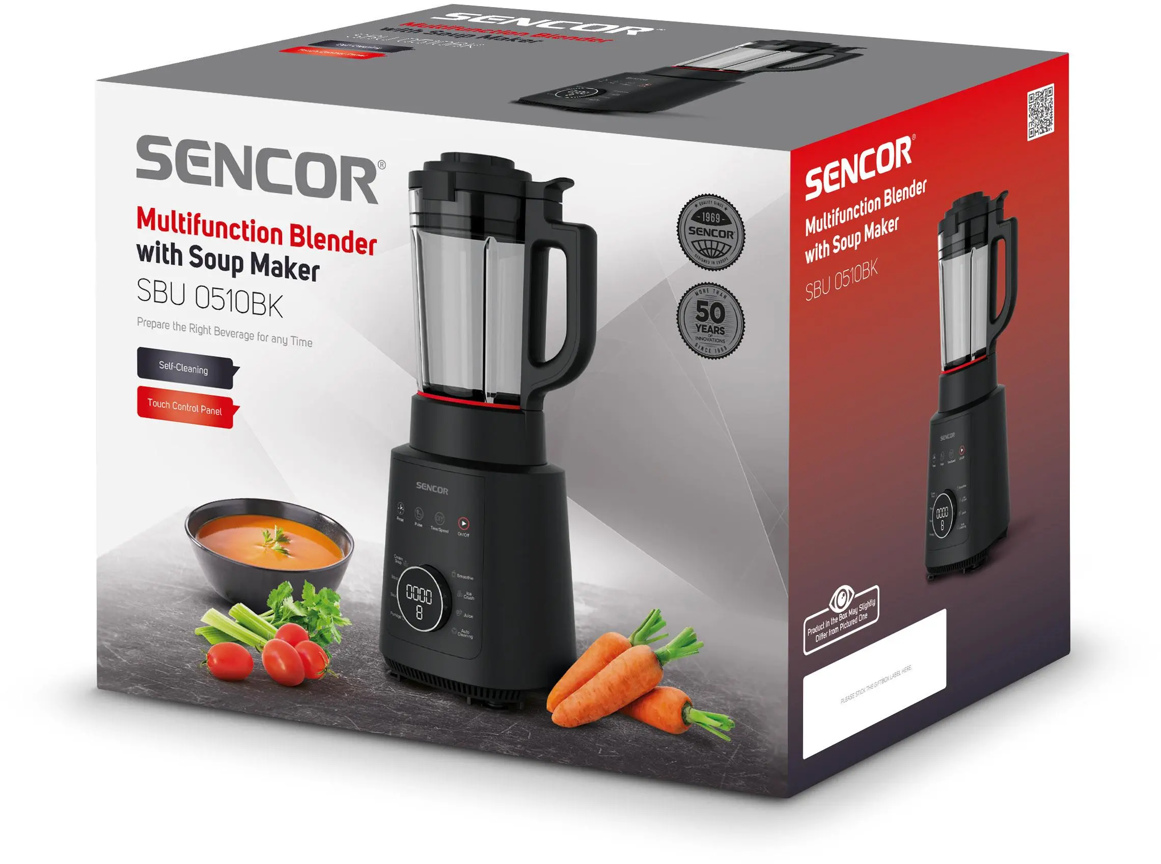 Blender kielichowy Sencor SBU 0510BK 1,2l