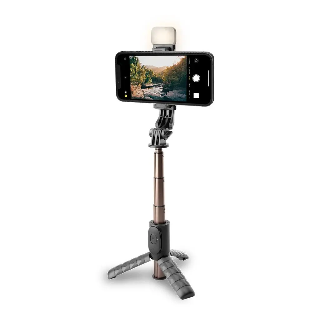 Selfie stick Reinston ESS010 Czarny Tripod  Odłączany pilot