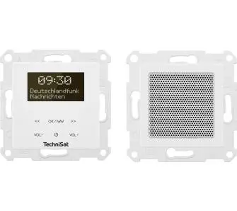 Radioodbiornik TechniSat DigitRadio UP 55 Radio FM DAB+ Bluetooth Biały