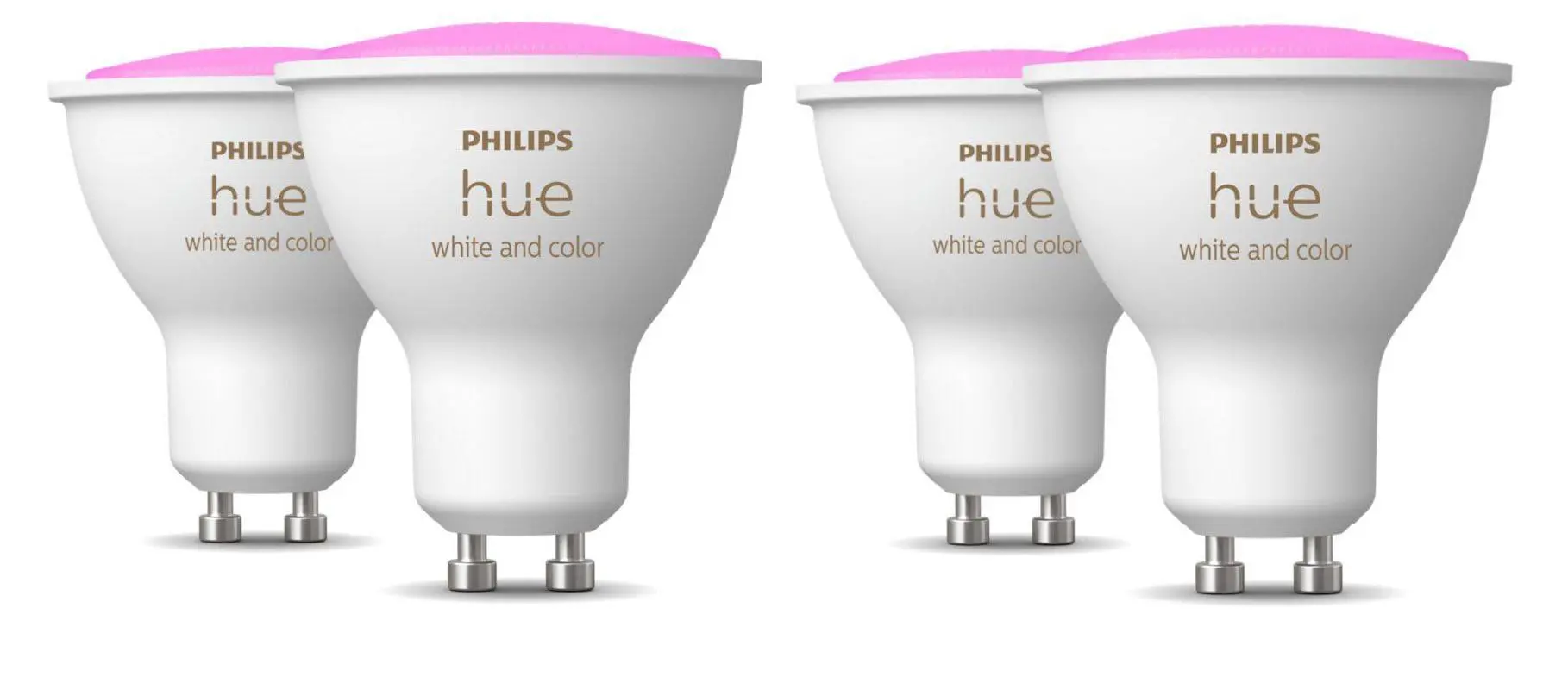 Żarówka LED Philips Hue White and Colour Ambiance GU10 4 szt.