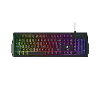 Klawiatura membranowa Havit KB866L RGB Czarny