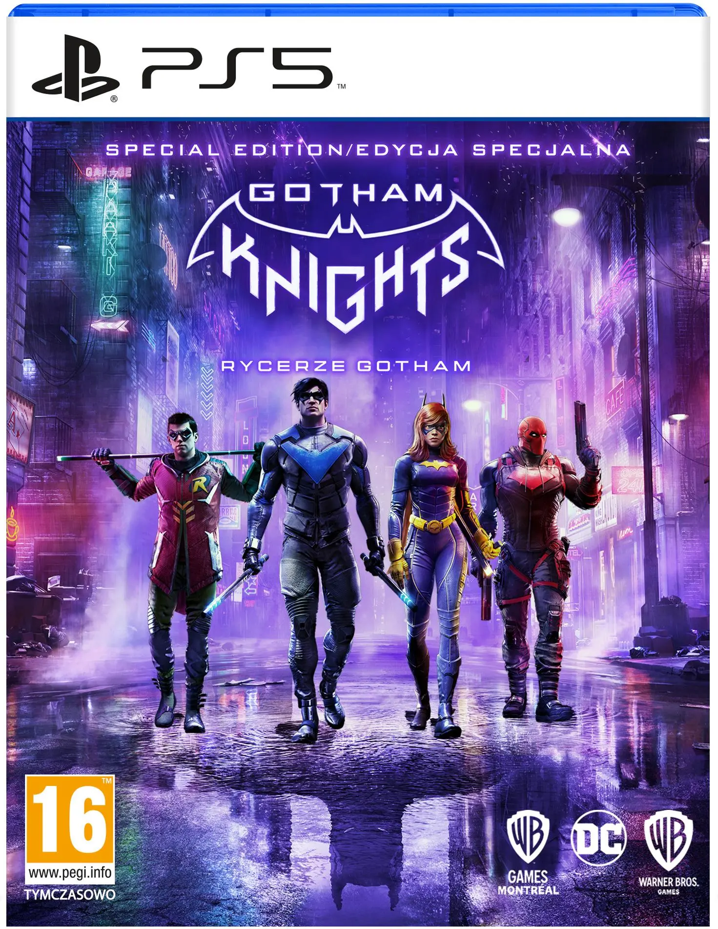 Rycerze Gotham Edycja Specjalna Steelbook Gra na PS5