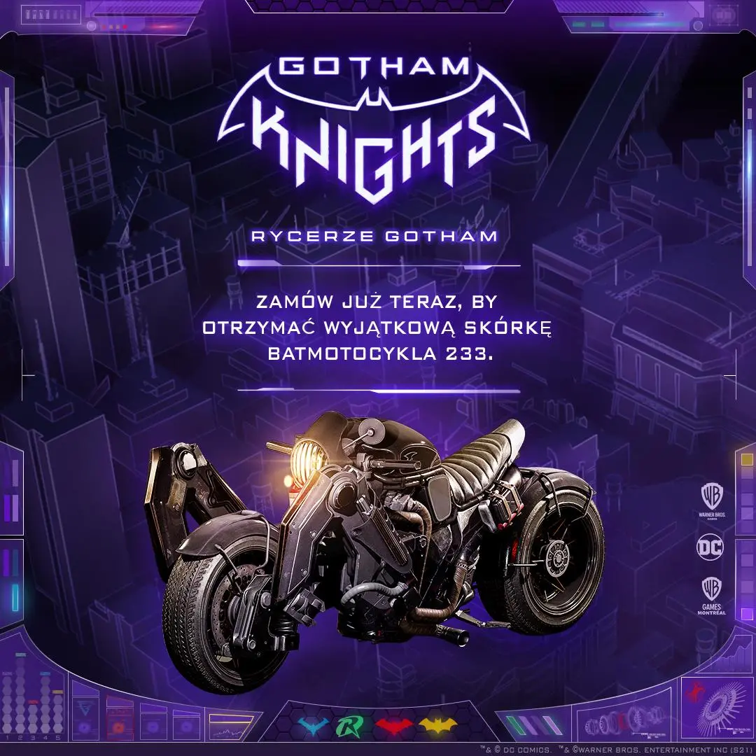 Rycerze Gotham Edycja Specjalna Steelbook Gra na PS5