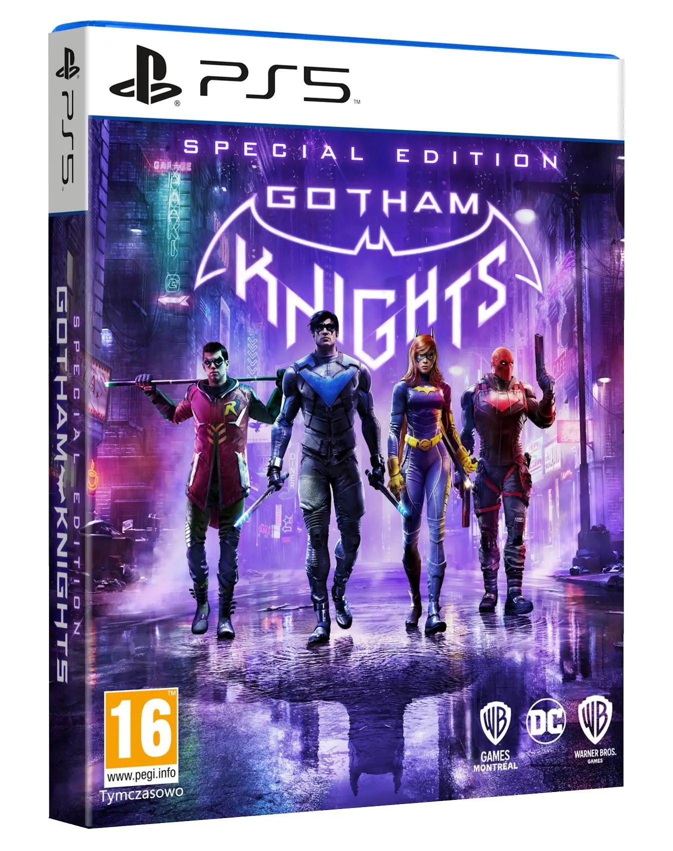Rycerze Gotham Edycja Specjalna Steelbook Gra na PS5