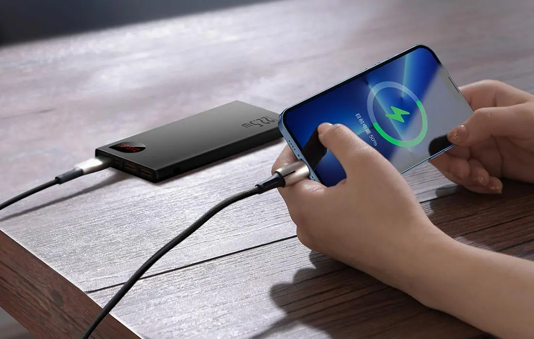Powerbank Baseus PPAD070101 Adaman Metal 20000mAh, 22,5W Czarny