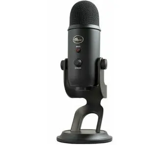 Mikrofon Blue Yeti Blackout Przewodowy Pojemnościowy Czarny