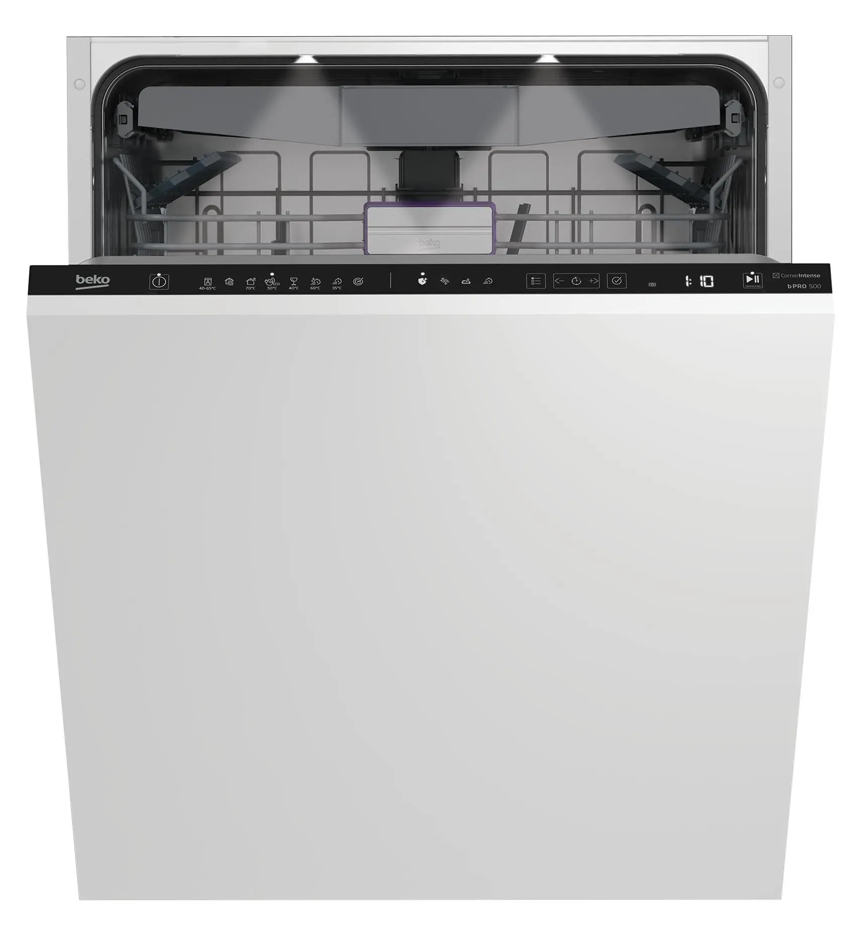 Zmywarka Beko bPro500 BDIN38650C 59,8cm Automatyczne otwieranie drzwi Szuflada na sztućce