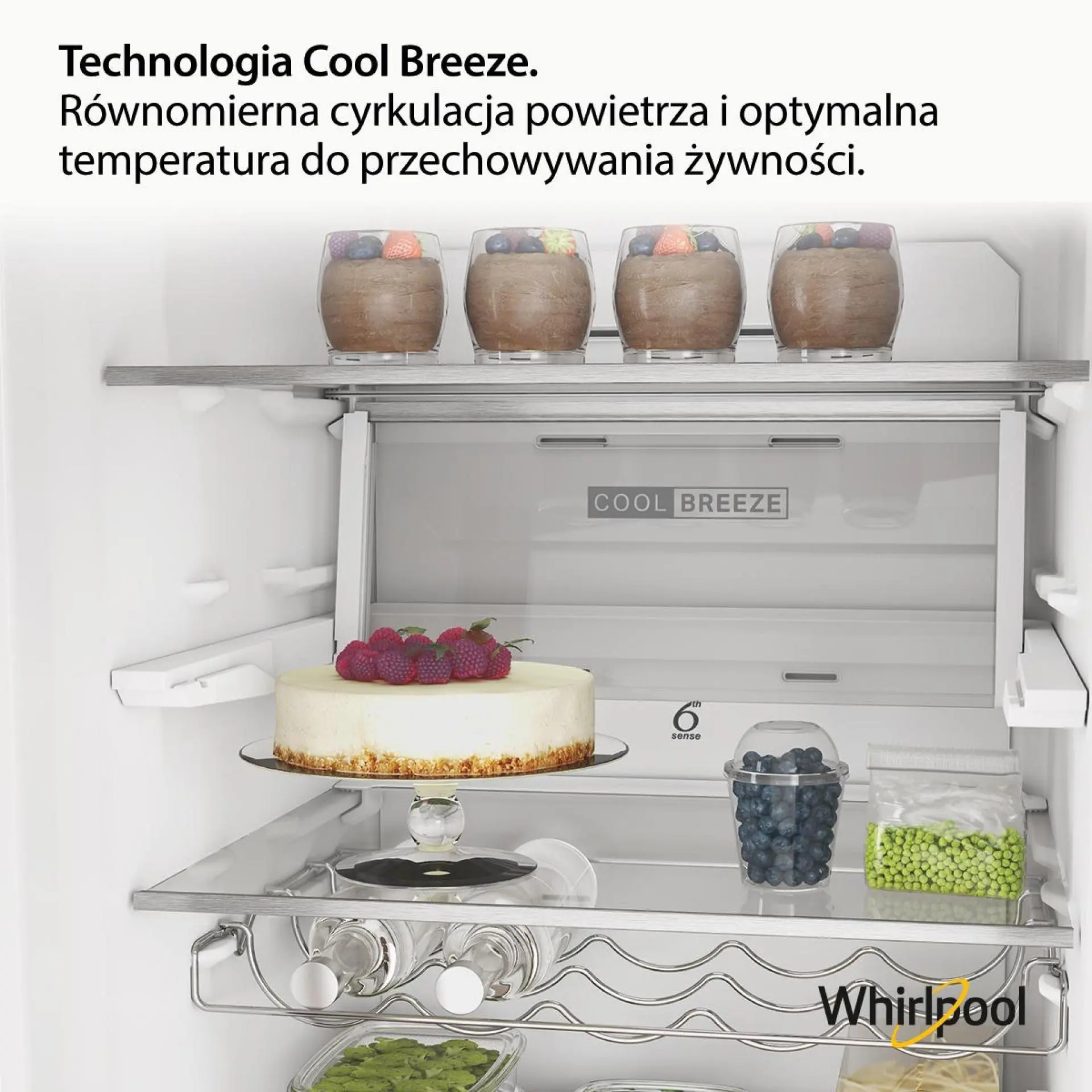 Lodówka Whirlpool W7X 83T KS Pełny No Frost 191,2cm Szuflada z kontrolą wilgotności Czarny Inox