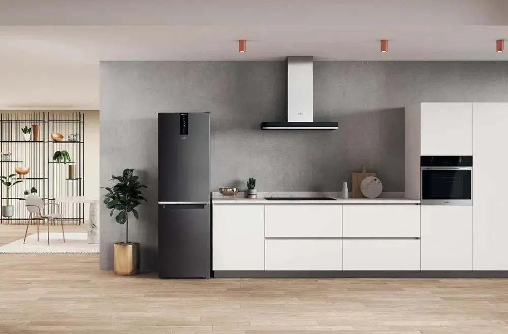 Lodówka Whirlpool W7X 83T KS Pełny No Frost 191,2cm Szuflada z kontrolą wilgotności Czarny Inox