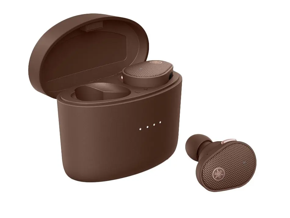 Słuchawki bezprzewodowe Yamaha TW-E5B Dokanałowe Bluetooth 5.2 Brązowy