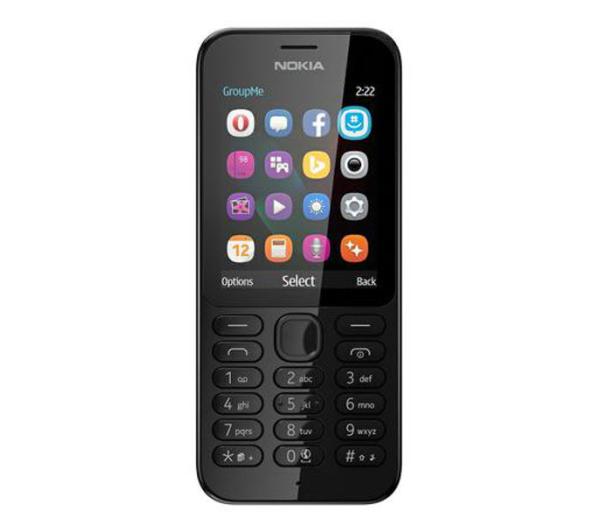 Nokia 222 Dual Sim (czarny)