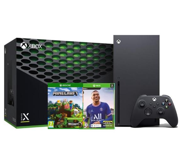 konsola Xbox Series X Xbox Series X + FIFA 22 + Minecraft Starter Pack