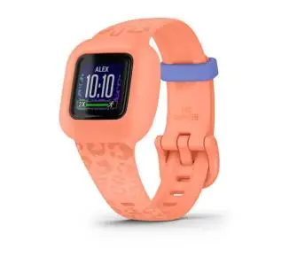 Smartband Garmin Vivofit jr. 3 Peach Leopard