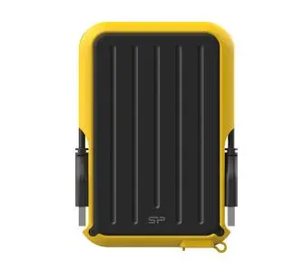 Dysk Silicon Power Armor A66 4TB USB 3.2  Czarno-żółty