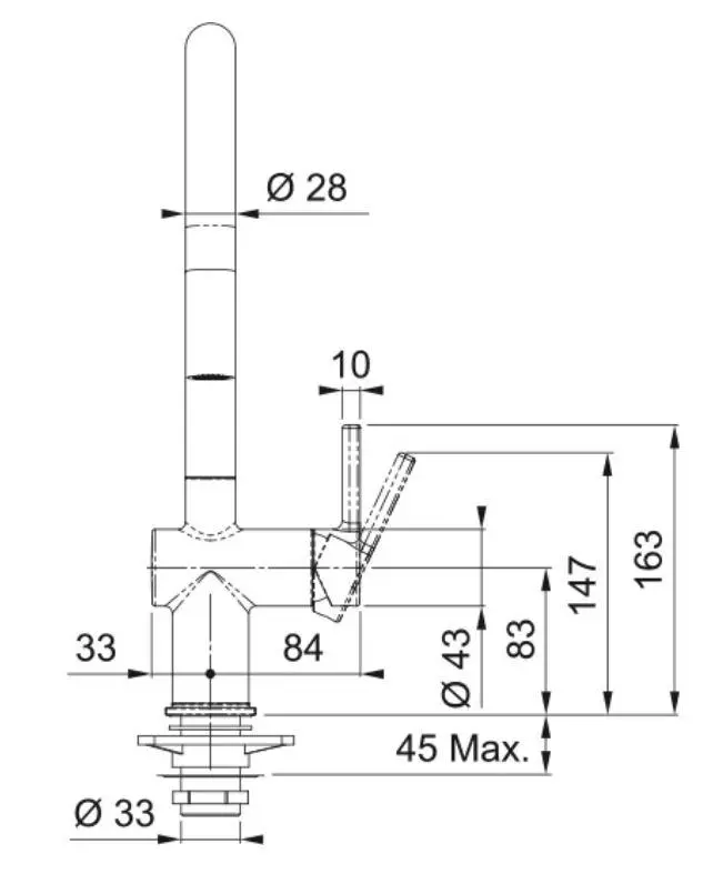 Bateria Franke Active J Pull-Out Spray Czarny Mosiądz