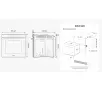 Piekarnik elektryczny Samsung NV7B44205AS Dual Cook Termoobieg Zdalne sterowanie Srebrno-czarny
