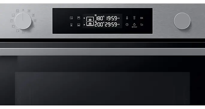 Piekarnik elektryczny Samsung NV7B44205AS Dual Cook Termoobieg Zdalne sterowanie Srebrno-czarny