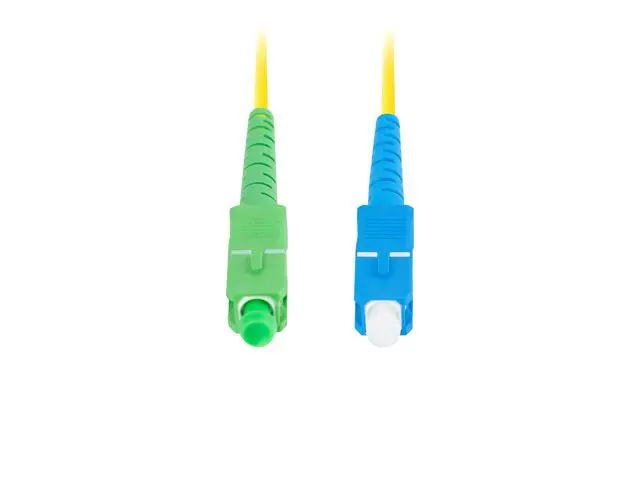 Kabel światłowodowy Lanberg kabel światłowodowy FO-SASU-SS21-0010-YE 1m Żółty