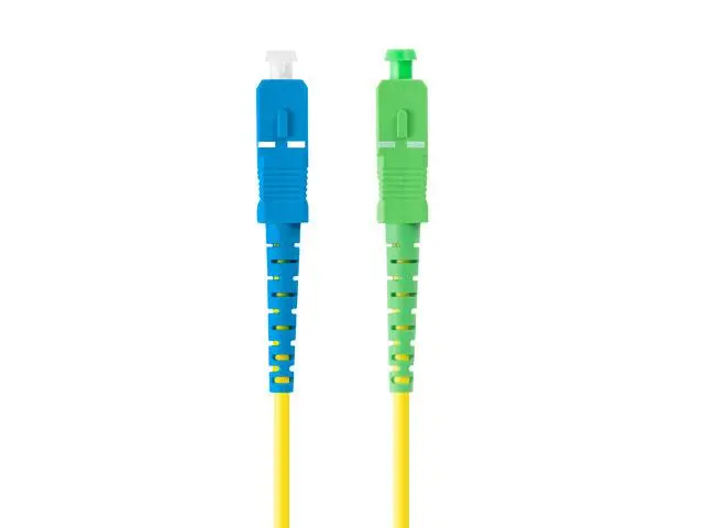Kabel światłowodowy Lanberg kabel światłowodowy FO-SASU-SS21-0010-YE 1m Żółty
