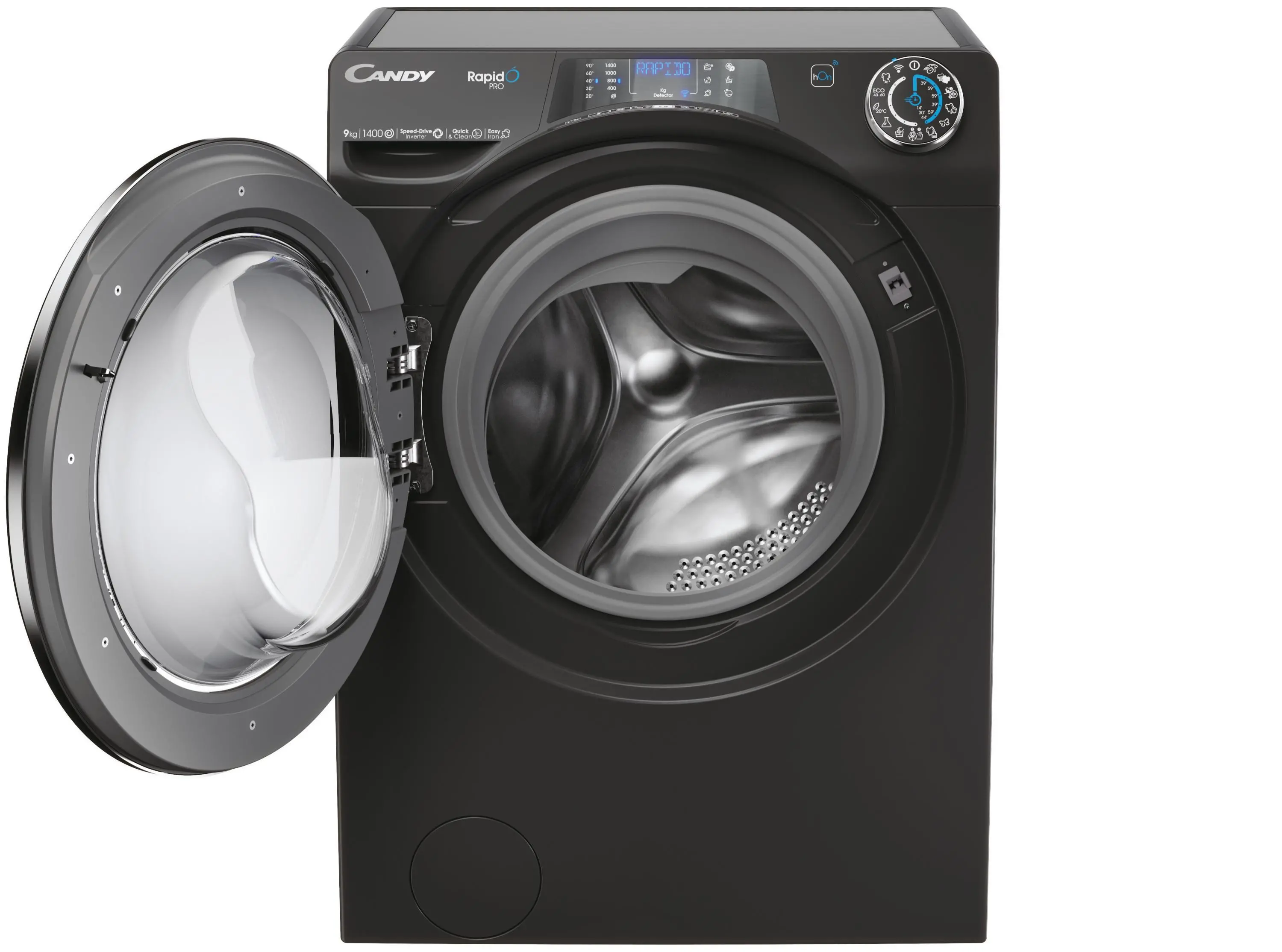 Pralka Candy RapidO Pro RP 496BWMBCB/1-S Slim 9kg 1400obr/min Zdalne sterowanie