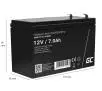 Akumulator Green Cell AGM04 AGM VRLA 12V 7Ah