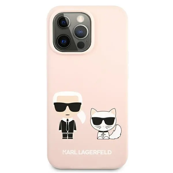 Etui Karl Lagerfeld Silicone Karl & Choupette KLHCP13LSSKCI do iPhone 13 Pro/13